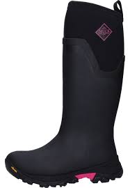 Muck Boots Arctic Ice Tall Lady Black Rose Wellington Boots