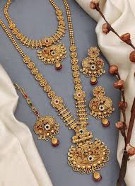 high gold combo jewellery set