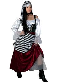 deluxe pirate wench plus size costume