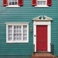 Red Door House House Paint Exterior