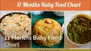 11 Months Baby Food Chart 11 Months Indian Baby Food Recipes