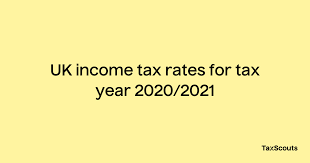 uk income tax rates for tax year 2020