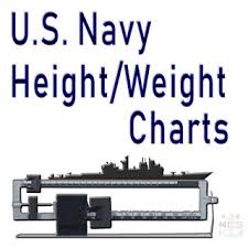 Height And Weight Chart Navy