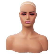 realistic female mannequin head model