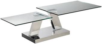 Sparta Coffee Table Glass And Chrome