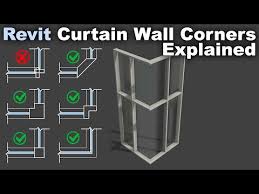 curtain wall corners in revit tutorial