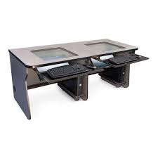 Smartdesks Downview Glass Top Computer