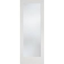 Full Lite Clear Interior Slab Door