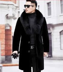 Mens Fur Coat Fur Casual
