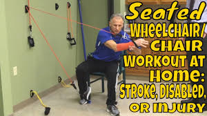 seated wheelchair chair workout at home