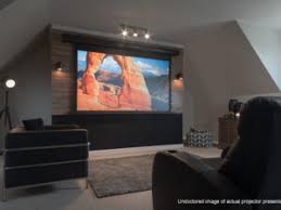 ceiling hanging projector screen