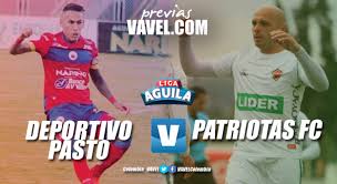 Our free betting football suggestion for the match deportivo pasto vs patriotas: Previa Pasto Vs Patriotas Mantener El Ritmo Y Seguir Cosechando Puntos Vavel Colombia