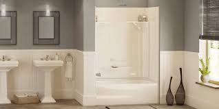 multi piece showers and tub showers