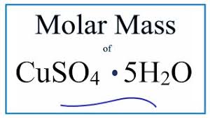 molar m molecular weight of cuso4