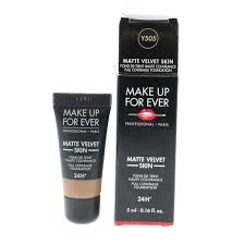 make up for ever matte velvet skin full coverage foundation y505 cognac 0 16 oz