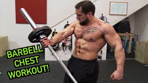 intense 5 minute barbell chest workout