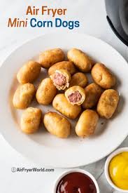 air fried corn dogs from frozen is easy