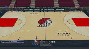 In portland, you'll find nba basketball just minutes from downtown. 2017 2018 Portland Trail Blazers Official Court Nba 2k14 At Moddingway