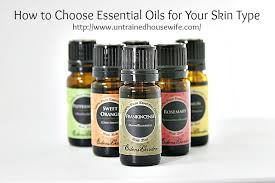 essential oils for diffe skin types