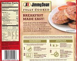 jimmy dean fully cook pork sausage