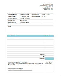 Cleaning Service Receipt Template Printable Receipts Invoice