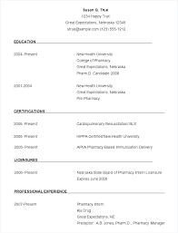 Simple Student Resume Format Sample Student Resume Template Simple