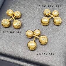 18k saudi gold dior earrings women s