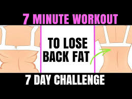 7 minute workout to reduce back fat