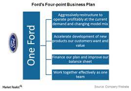 why the one ford plan is still critical