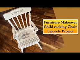 child s rocking chair upcycle project