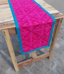 vliving bright pink runner moroccan