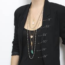 Necklace Size Chart Gift Ideas Shopping Jewelry