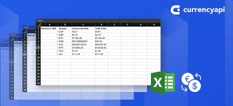 how to get currency data into excel