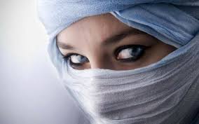 hd wallpaper blue eyes hijab women