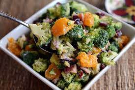 Broccoli Salad With Mandarin Oranges gambar png