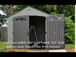 let s emble craftsman 7x7 shed