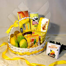 mango day celebration basket