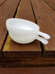 Vintage Milk Glass Bowl Soup Bowls