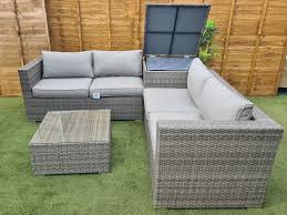 Luxury Rattan Corner Sofa Set With