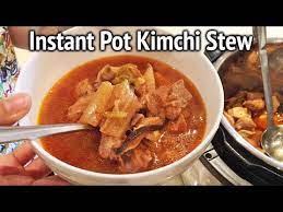 instant pot recipe kimchi stew with