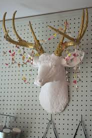 Deer Head Decor Faux Deer Diy Decor