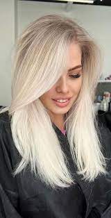 ombre platinum blonde hair