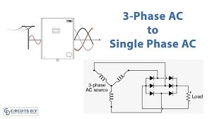convert 3 phase ac to single phase ac
