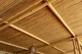 bamboo ceilings stock photos royalty