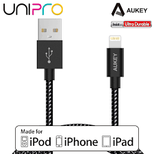 Aukey Cb D16 Apple Mfi Ultra Durable Nylon Lightning Usb Cable