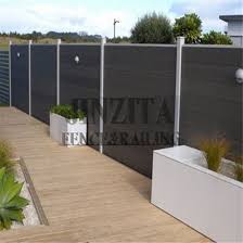 metal fence panel wpc fencing privacy