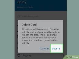 Trello is a popular project and task management tool, and cards are specific tasks related to a board, or project. How To Delete Trello Cards With Pictures Wikihow