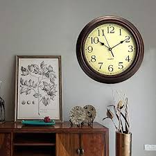 Wall Clock Large Retro 12 039 039