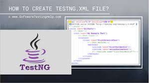 how to create and use testng xml file