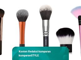 7 jenis dan fungsi kuas makeup yang